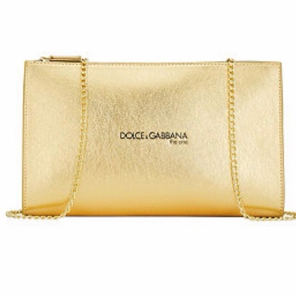 Dolce & Gabbana Handbags - Dolce & Gabbana Gold Clutch